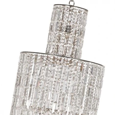 Подвесная люстра каскадная Arti Lampadari Valencia E 1.11.50.501 N (220V, хрусталь, на цепи)