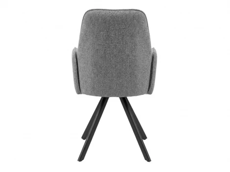 Стул DikLine 293 поворотный BL13 серый, ножки черные 00-00084781