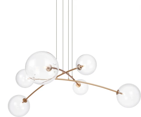 Подвесной светильник Maytoni Mood MOD172PL-06BS (220V, на тросе, шарики)