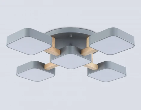 Потолочная люстра светодиодная на штанге с регулировкой цветовой температуры Ambrella COMFORT FL4882 (220V)