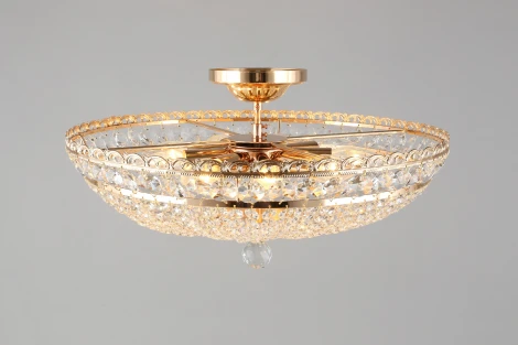 Потолочная люстра на штанге хрустальная Wiga APL.758.17.09