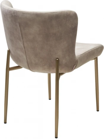 Стул M-City MATTEO Beige color-021, велюр / золотой