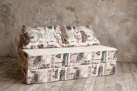 Бескаркасный диван Dreambag PuzzleBag Челси Бежевый XL 4906600