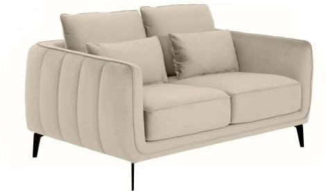 Диван Amsterdam двухместный ОГОГО (арт.701172), (Ткань/Бежевый)