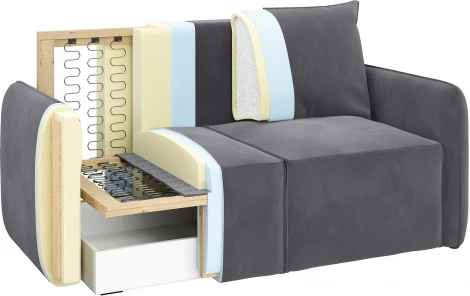 ПОРТЛЕНД  МИНИ Диван прямой бежевый D1 furniture арт.AAA41667001