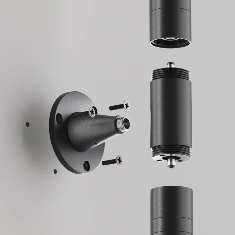 Фиксатор для накладного монтажа системы Shelf Maytoni Accessories for system Shelf CA026BS-B