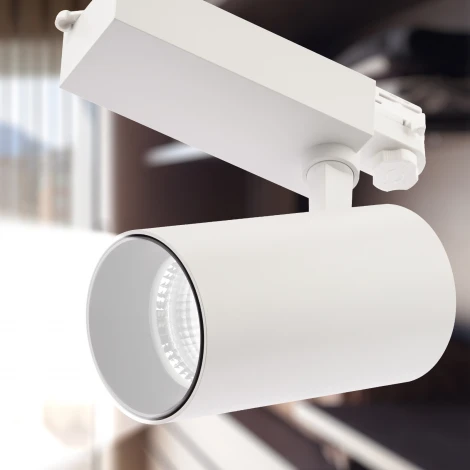 Трековый светильник ЭРА SТR-30-36-30K-W40 (LED, 220V, круглые, IP40)