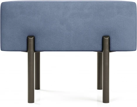 Маленькая радость Пуф прямоугольный на ножках, светло-синий D1 furniture арт.AAA41673007
