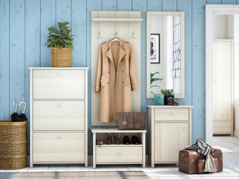 Зеркало настенное VILLAGE (МДФ/Бежевый) ОГОГО Обстановочка! арт.332243