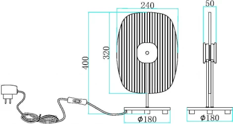Настольная лампа Eclipse MOD152TL-L1BK Maytoni (LED, 220V, выключатель)