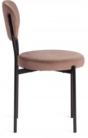 Стул REVO (mod. 7033) / 1 шт. в упаковке (Ткань,Металл /Коричневый,Черный)