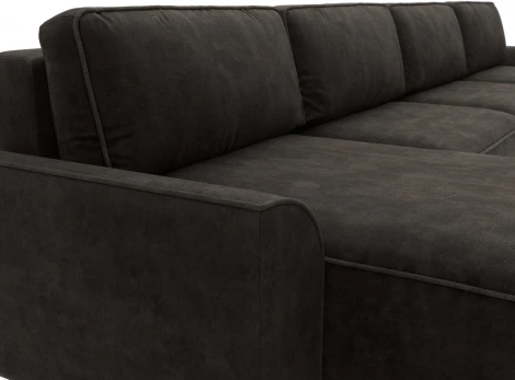 Диван п-образный Лига-048 НПБ лонг Лига Диванов (Велюр) арт.128348