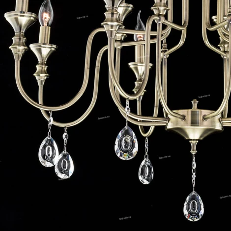 Подвесная люстра Citilux Рига CL437223 (220V, на цепи, подсвечник, свеча)