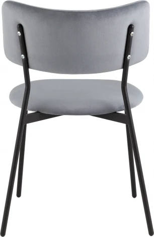 Стул Амелия велюр серо-голубой Stool Group арт.УТ000039955