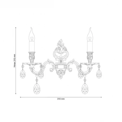 Бра Lucia Tucci Barletta W1730.2 cream white