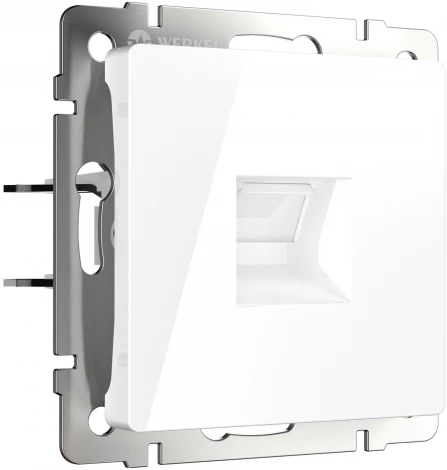 Розетка Ethernet RJ-45 (белый) Werkel W5120101