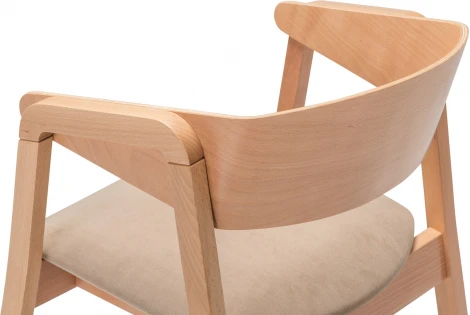 Кресло Dalia Beige/Натур R-Home арт.400012310h_diagbeige_natur