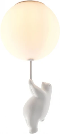 Потолочный светильник круглый Lussole LGO LSP-8903 (для детской, 220V, шар, животные)