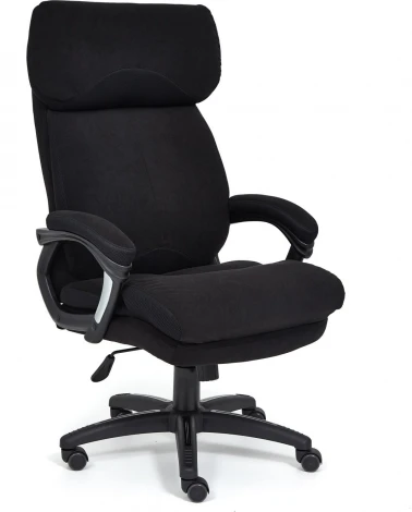 Кресло DUKE флок/ткань, черный/черный , 35/TW-11 Tetchair 14040