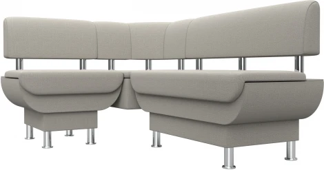 Диван кухонный угловой Альфа левый угол Лига Диванов (Рогожка) арт.123963L