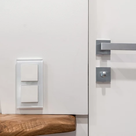 Перекрестный выключатель одноклавишный (белый) Werkel W1113001 (a051117)