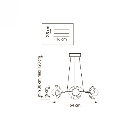 Подвесной светильник Lightstar Ceramo BW 799067