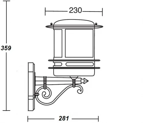 Уличный настенный фонарь Oasis Light TOKIO 68301/02 Bl opal (220V, IP44)