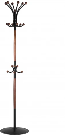 Вешалка напольная Д 1 ЛАЙТ черный/средне-коричневый от фабрики Mebelik