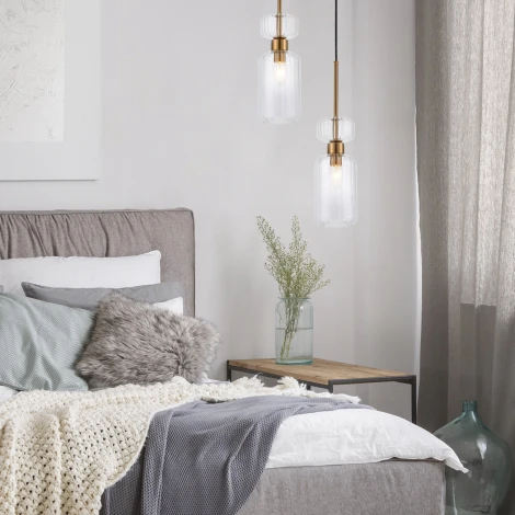 Подвесной светильник Escada Gloss 1141/1S Clear (220V, на проводе)