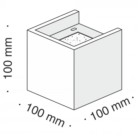 Настенный светильник (бра) Parma 3000К 6Вт IP 20 LED Maytoni Technical C155-WL-02-3W-W (220V)