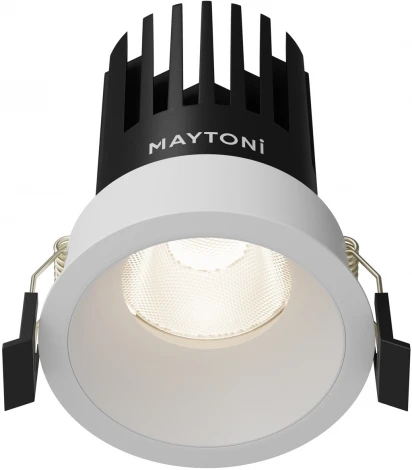 Встраиваемый светильник Maytoni Dip DL117-15W-4K-W (LED, 220V, круглые)