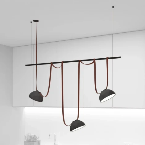 Комплект ременной трековой системы Belty на штанге Rod Denkirs Belty Set DK55SET05-01-BR (LED, 48V)