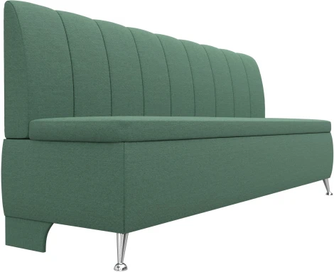 Диван кухонный прямой Кантри (Зеленый/Рогожка) Лига Диванов арт.123745