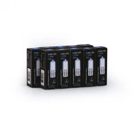 Лампочка светодиодная G9 3,5 Вт 260 lm 4100K нейтральное белое свечение Gauss 107809203