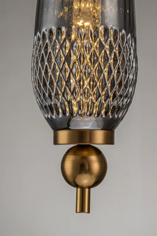 Подвесной светильник Belfast Herbison A1953-A-A3 GR GL (LED, 220V, на проводе)