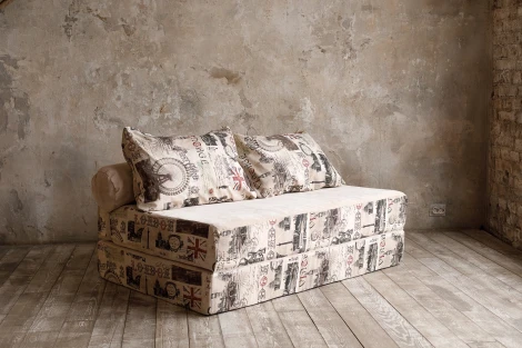 Бескаркасный диван Dreambag PuzzleBag Челси Бежевый XL 4906600