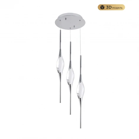 Подвесной светильник светодиодный хрустальный Modelux MODESTYLE MS.88921.3 CH