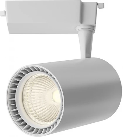 Трековый светильник Vuoro Unity 3000K 26Вт 60° LED (однофазный) Maytoni Technical TR003-1-26W3K-W-W (220V, круглые)