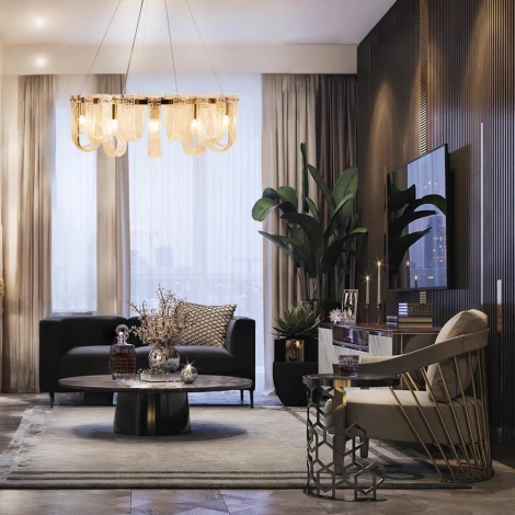 Подвесная люстра Loft It Jersey 10296/800 (220V, хрусталь, на тросе)