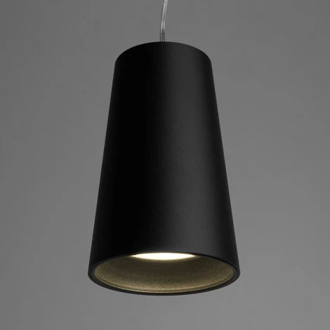 Подвесной светильник Feron ML1838 Barrel BELL levitation 48421 MR16 35W черный (220V, на проводе, круглые)