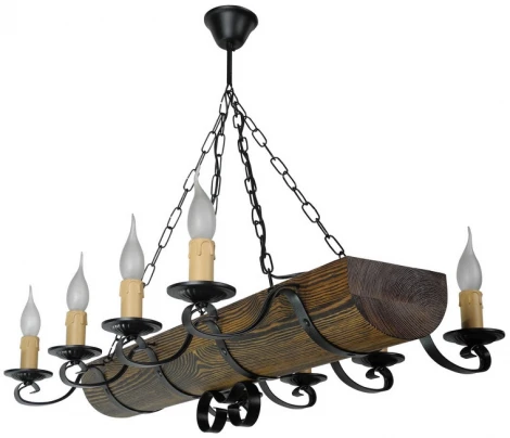 Подвесная люстра Тарьсма Ладья Ладья-8 (220V, на цепи, подсвечник, свеча)
