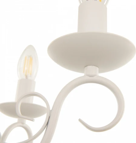 Подвесная люстра Arte Milano AM341369 341369/5 WT (220V, на цепи, подсвечник, свеча)