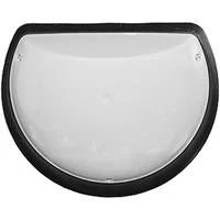 Светильник настенный уличный Horoz Акуа, 1 плафон, черный с белым