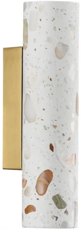 Настенный светильник Odeon Light Terrazzo 7012/12WL UP DOWN металл/ терраццо/античная бронза/серый IP20 12W 3000K 220V TERRAZZO (LED)