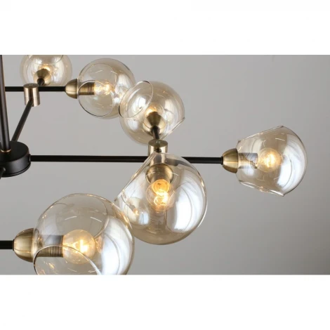 Потолочная люстра на штанге Omnilux Fasano OML-94207-12 (220V, шарики)