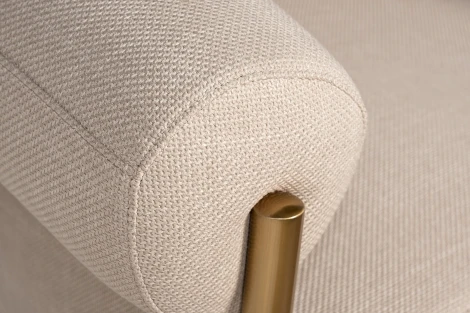 GY-08842 Кресло серое/матовое золото 95,5*82*77см Garda Decor