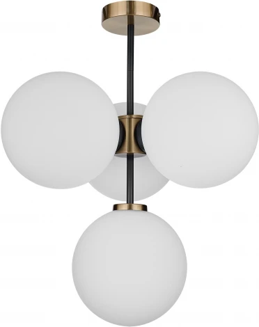Потолочная люстра на штанге 33 Идеи CHN800S.04.17ABL.ASB-S32WH (220V, шарики)