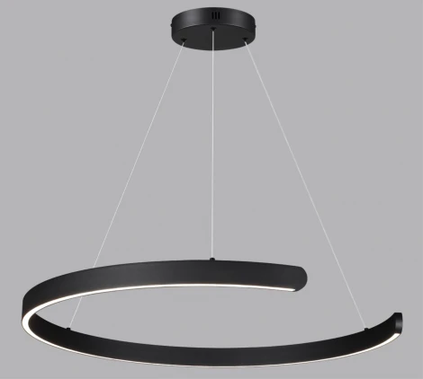 Подвесной светильник Lumion Indie 6534/57L черный LED 57W 3000-6000K 2019 Лм 220V (на тросе, круглые)