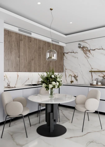 Стул на металлокаркасе Woodville Kalipso white / black