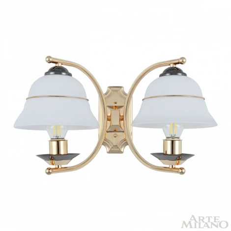 Бра Arte Milano Florentia-1240 301240/2W Bk/Gd (220V)